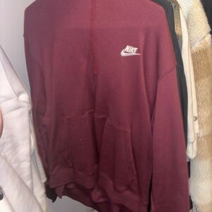 Maroon Nike Hoodie